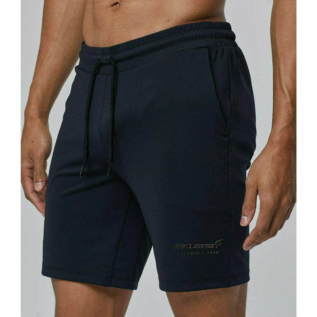 McLaren F1 Men's Performance Shorts- Black Shorts Dark Slate Gray