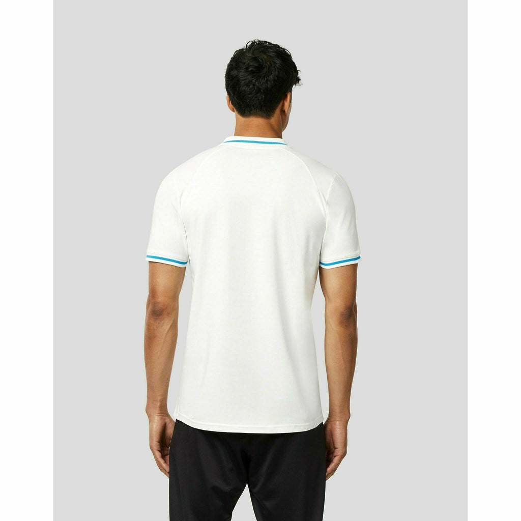 Le Mans 24 Hours Men's Castore Heritage Small Logo Polo Shirt - Navy/White Polos Light Gray