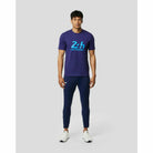 Le Mans 24 Hours Men's Castore Heritage Large Logo T-Shirt - Blue/Navy/White T-shirts Light Gray