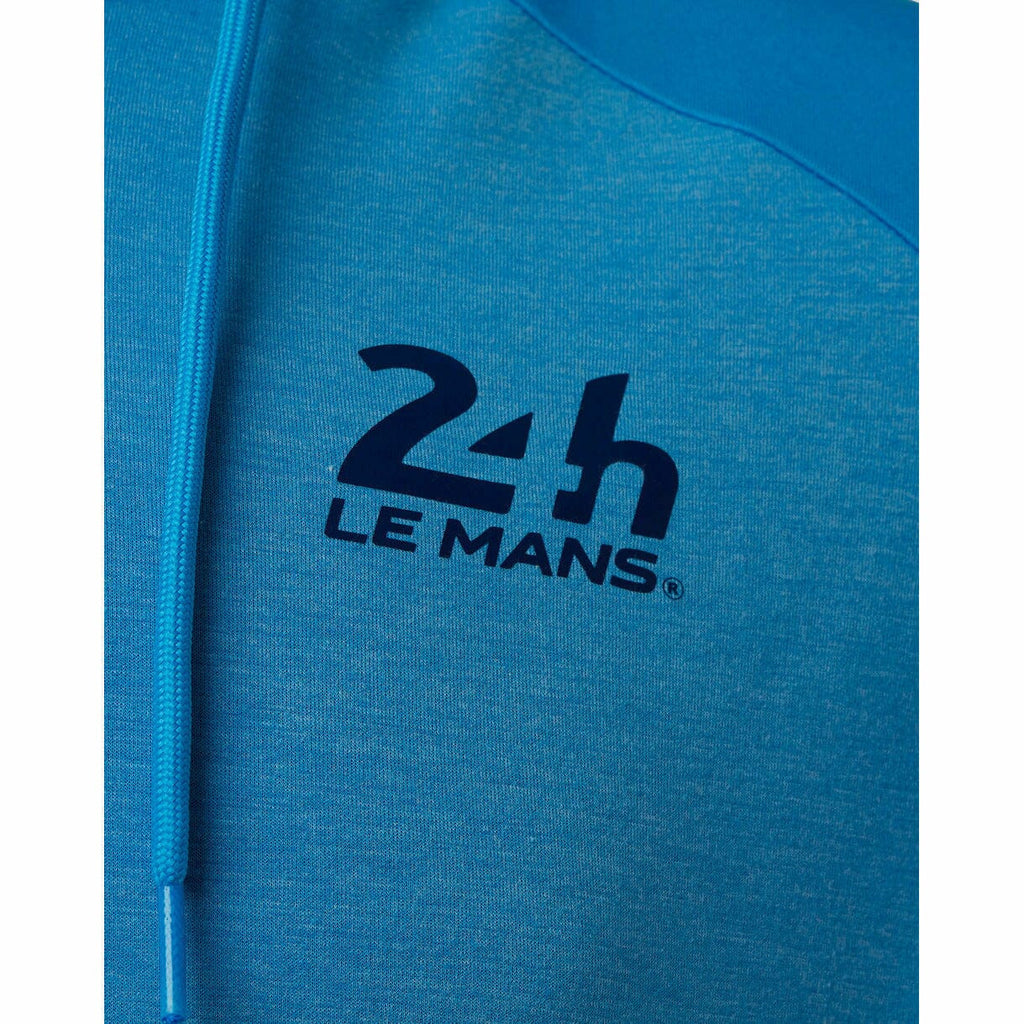 Le Mans 24 Hours Men's Castore Small Logo Hoodie Sweatshirt - Blue Hoodies Dark Cyan