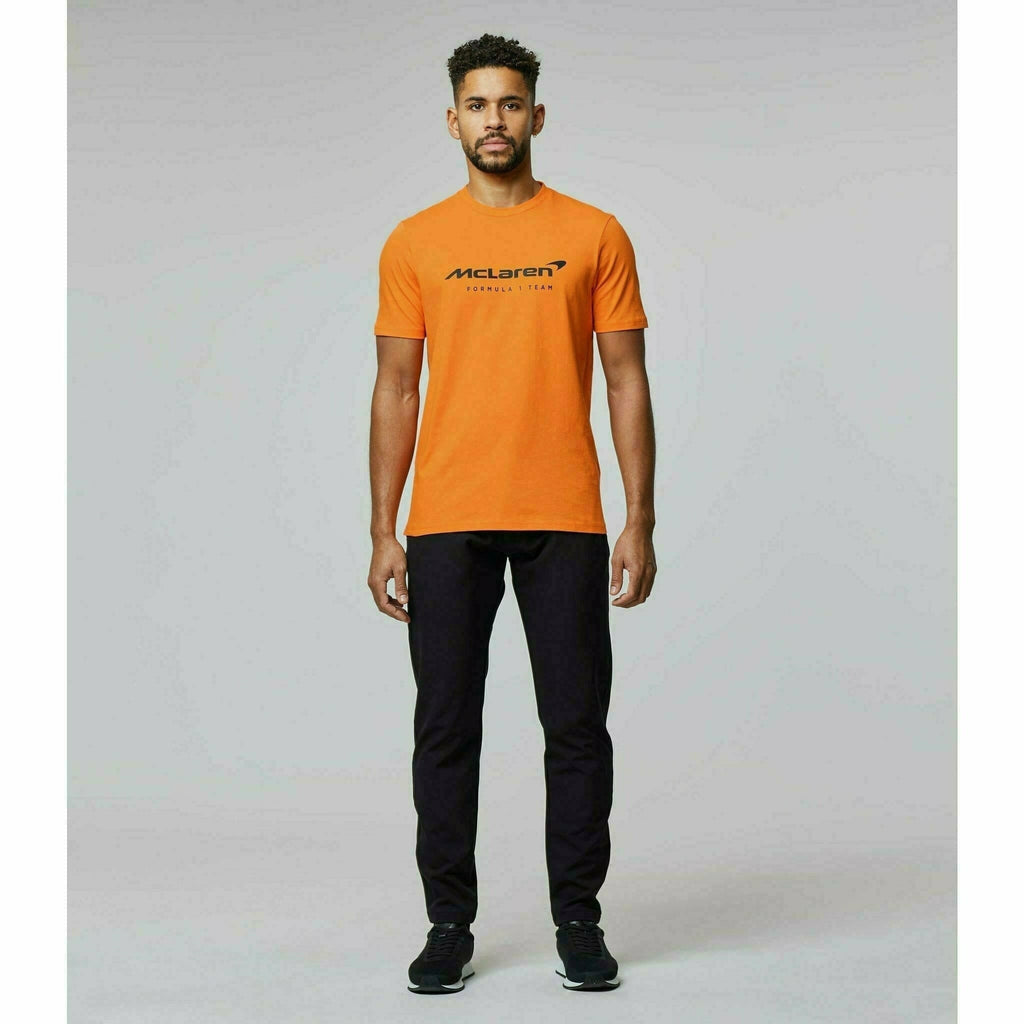 McLaren F1 Men's Core Essentials Logo T-Shirt -Black/White/Papaya/Phantom/Storm Gray/Cloud Blue T-shirts Gray