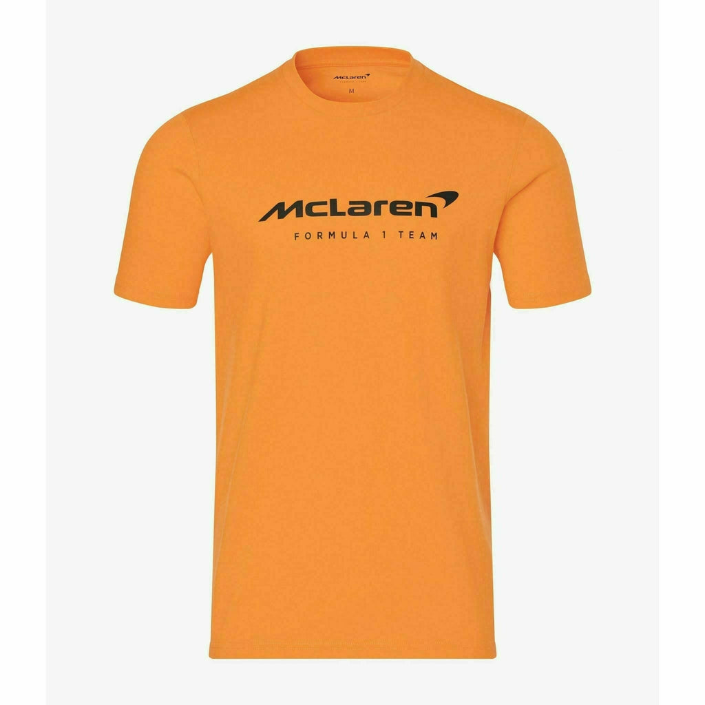 McLaren F1 Men's Core Essentials Logo T-Shirt -Black/White/Papaya/Phantom/Storm Gray/Cloud Blue T-shirts Coral