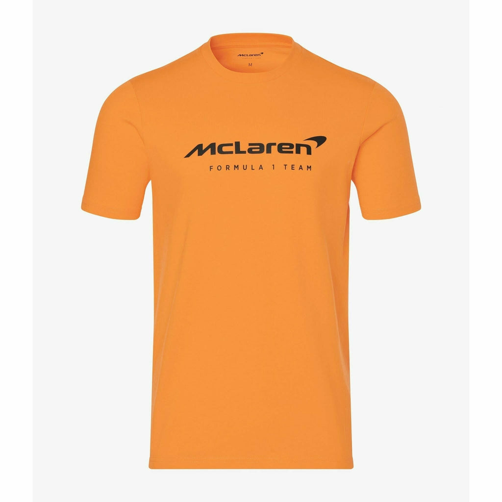 McLaren F1 Women's Core Essentials Logo T-Shirt -Papaya/Phantom/Blue/Black T-shirts Coral