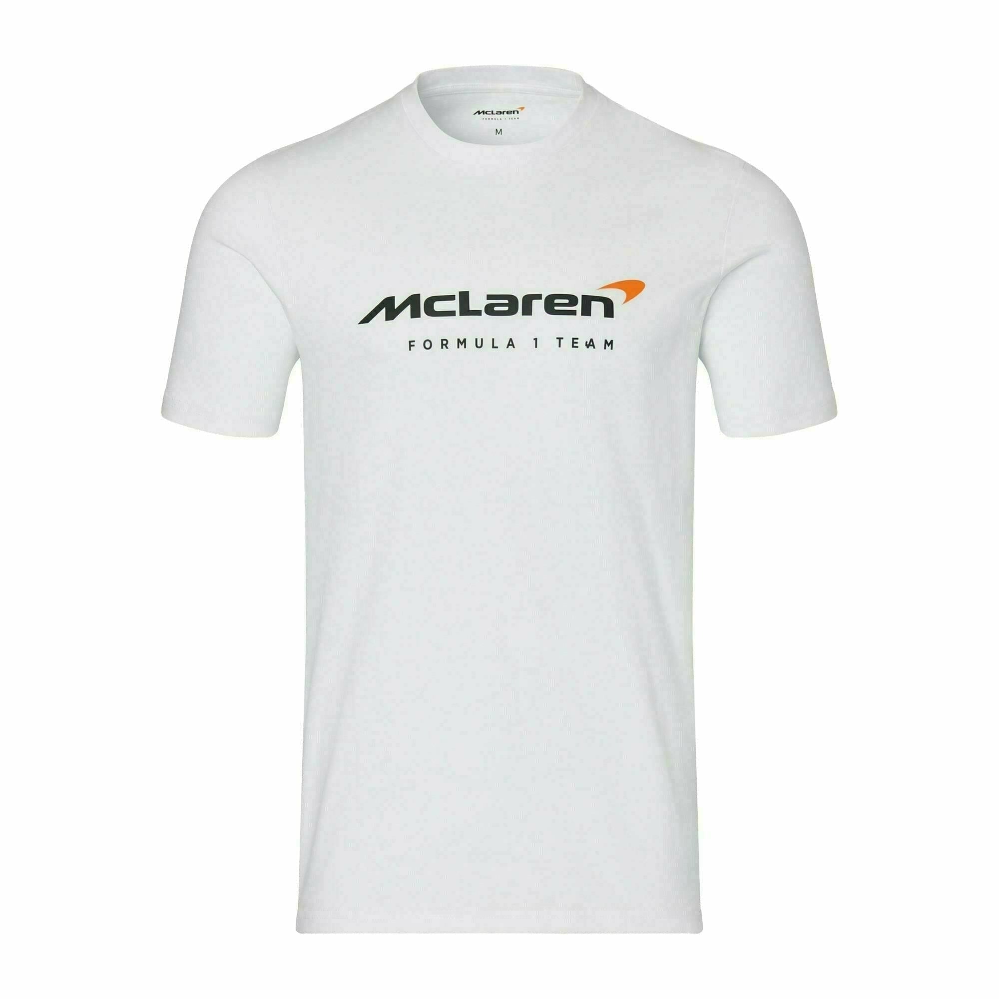McLaren F1 Men's Core Essentials Logo T-Shirt -Black/White/Papaya/Phantom/Storm Gray/Cloud Blue T-shirts Lavender