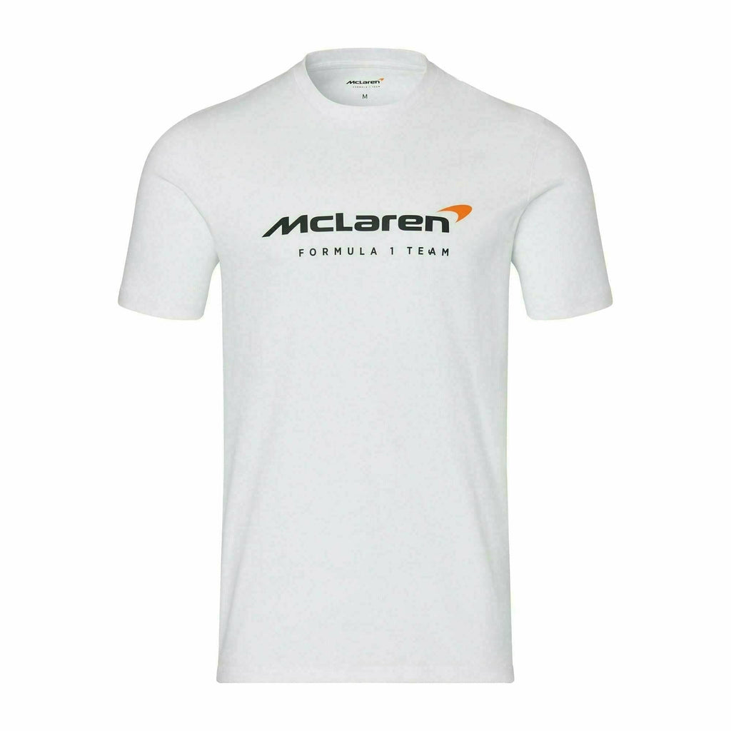 McLaren F1 Men's Core Essentials Logo T-Shirt -Black/White/Papaya/Phantom/Storm Gray/Cloud Blue T-shirts Lavender