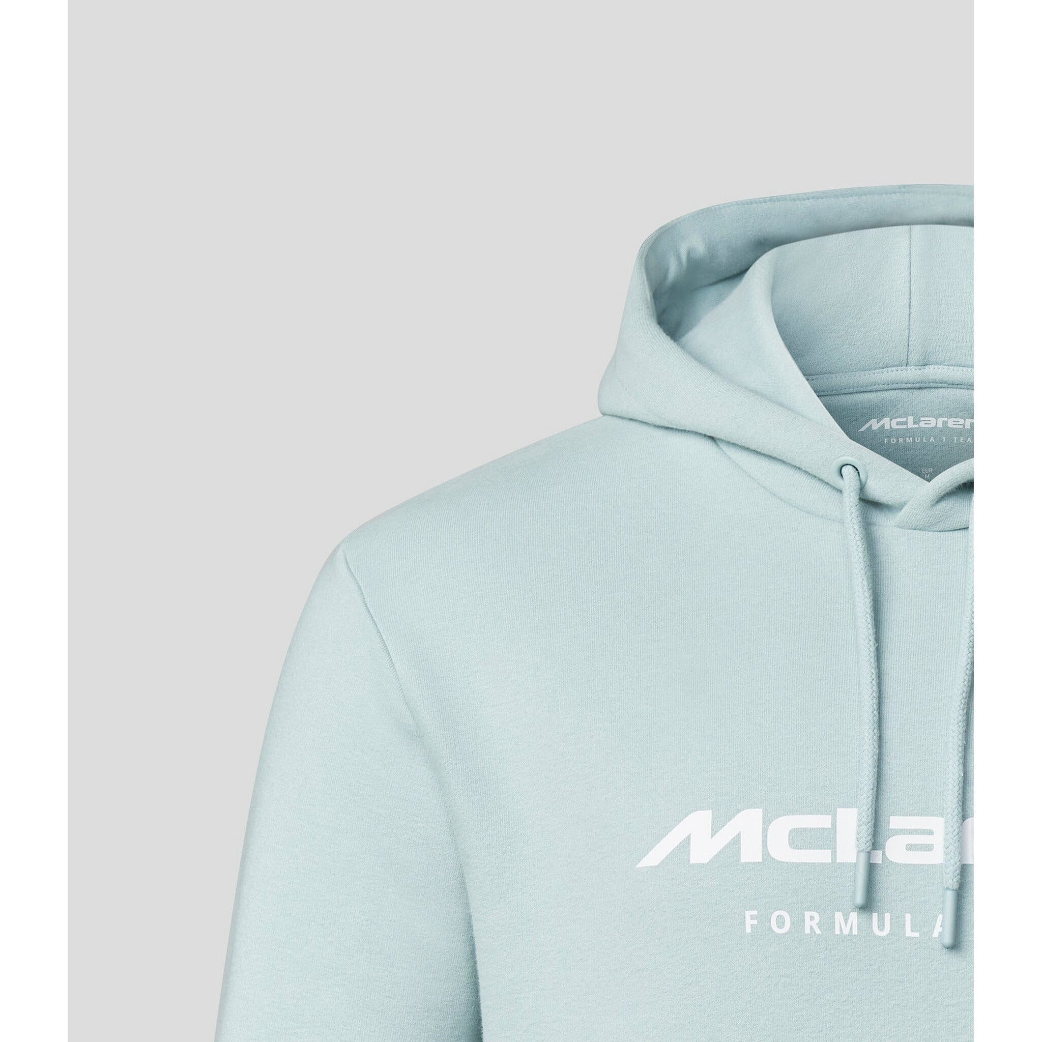 McLaren F1 Men's Core Essentials Hoodie -Black/Papaya/Phantom/Storm Gray/Cloud Blue Hoodies Light Gray