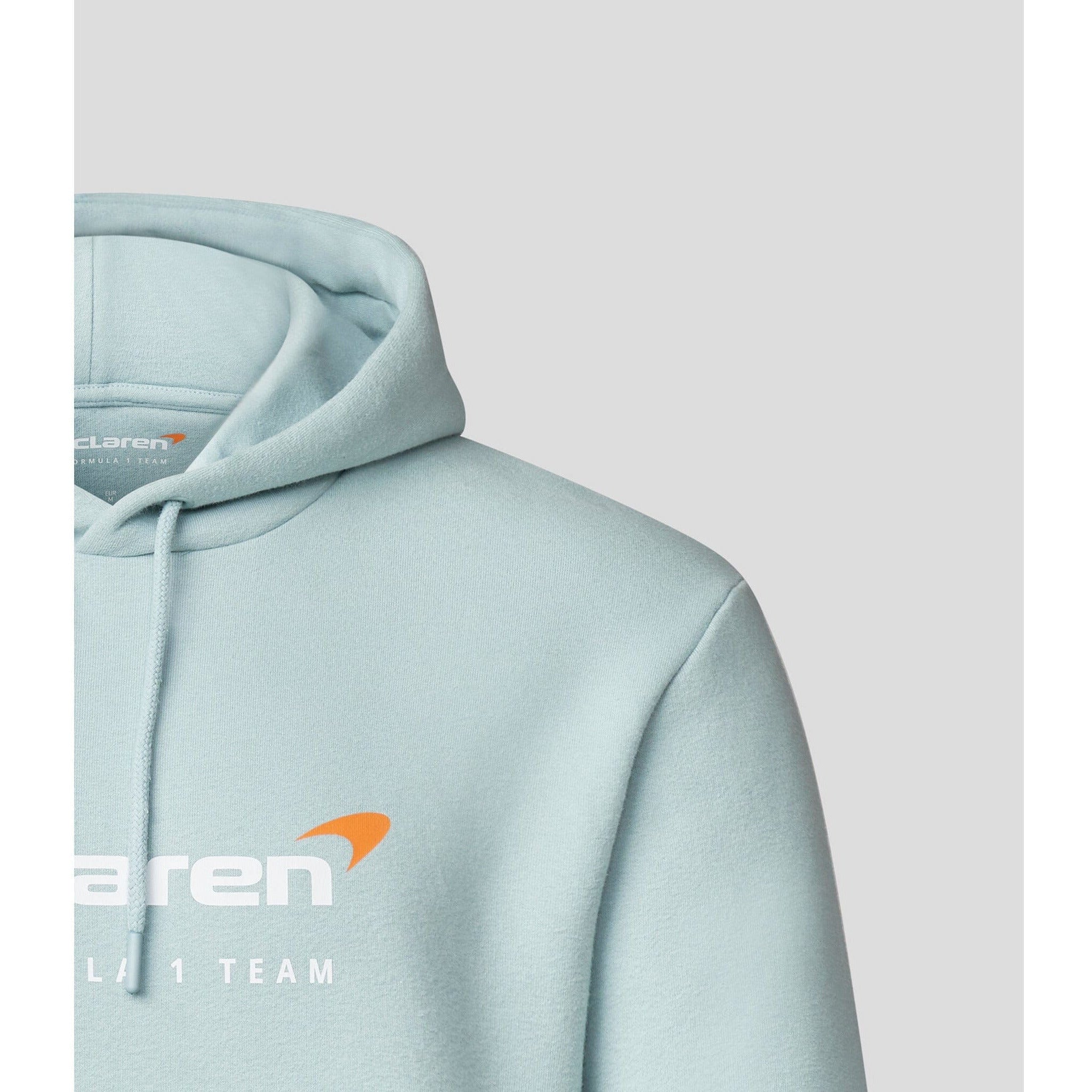 McLaren F1 Men's Core Essentials Hoodie -Black/Papaya/Phantom/Storm Gray/Cloud Blue Hoodies Light Gray