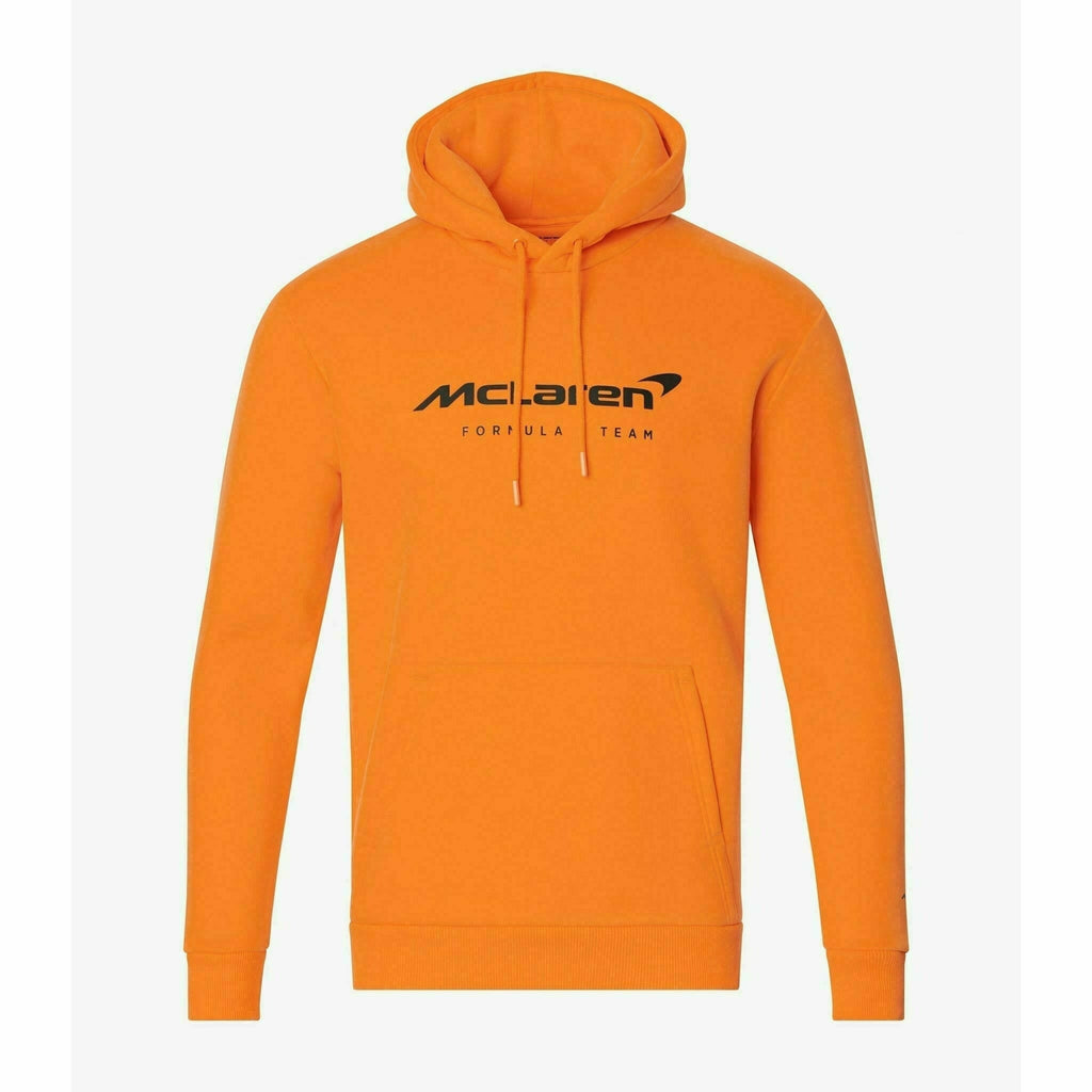 McLaren F1 Kids Core Essentials Hoodie- Youth Papaya/Phantom/Storm Gray/Cloud Blue Hoodies White Smoke