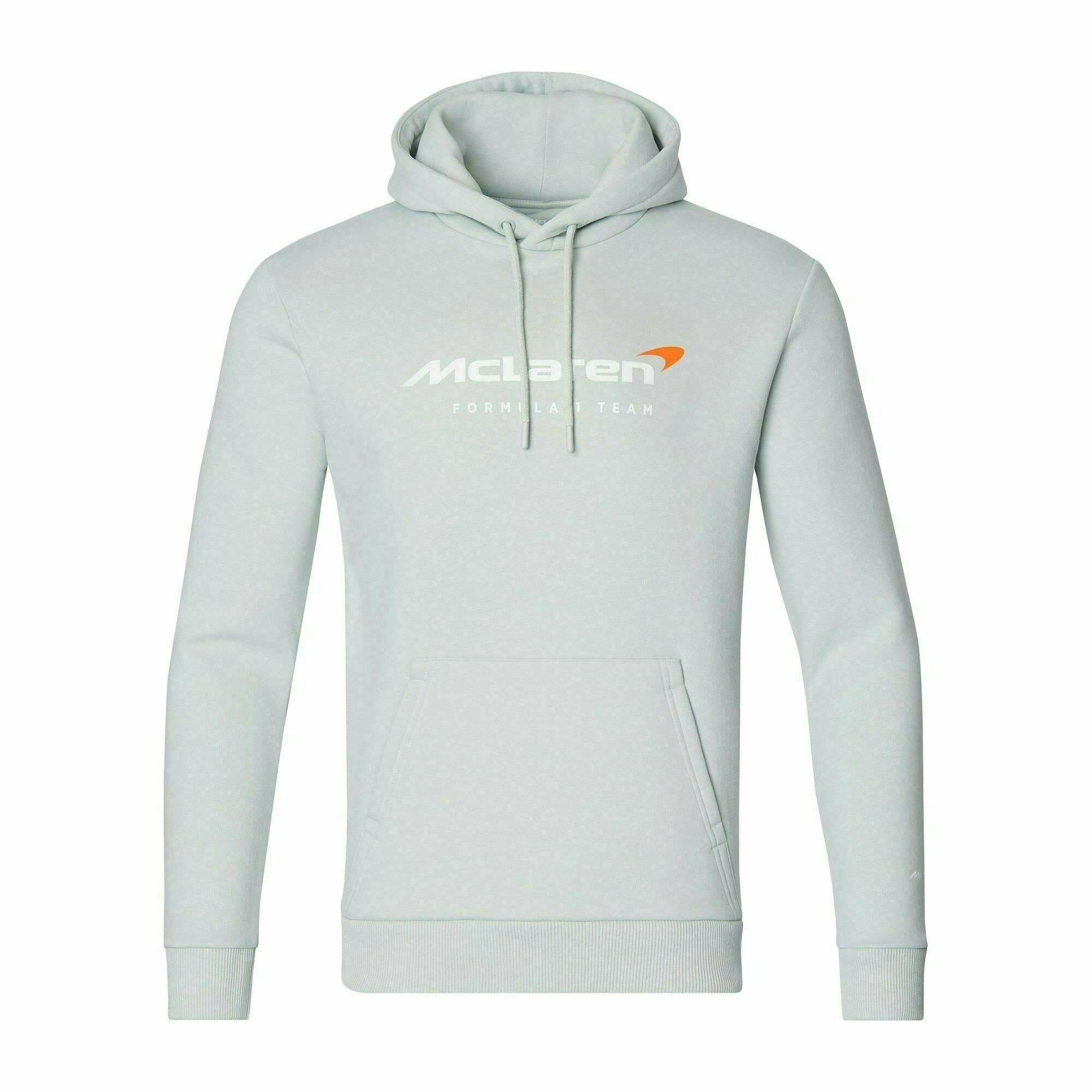 McLaren F1 Men's Core Essentials Hoodie -Black/Papaya/Phantom/Storm Gray/Cloud Blue Hoodies Light Gray