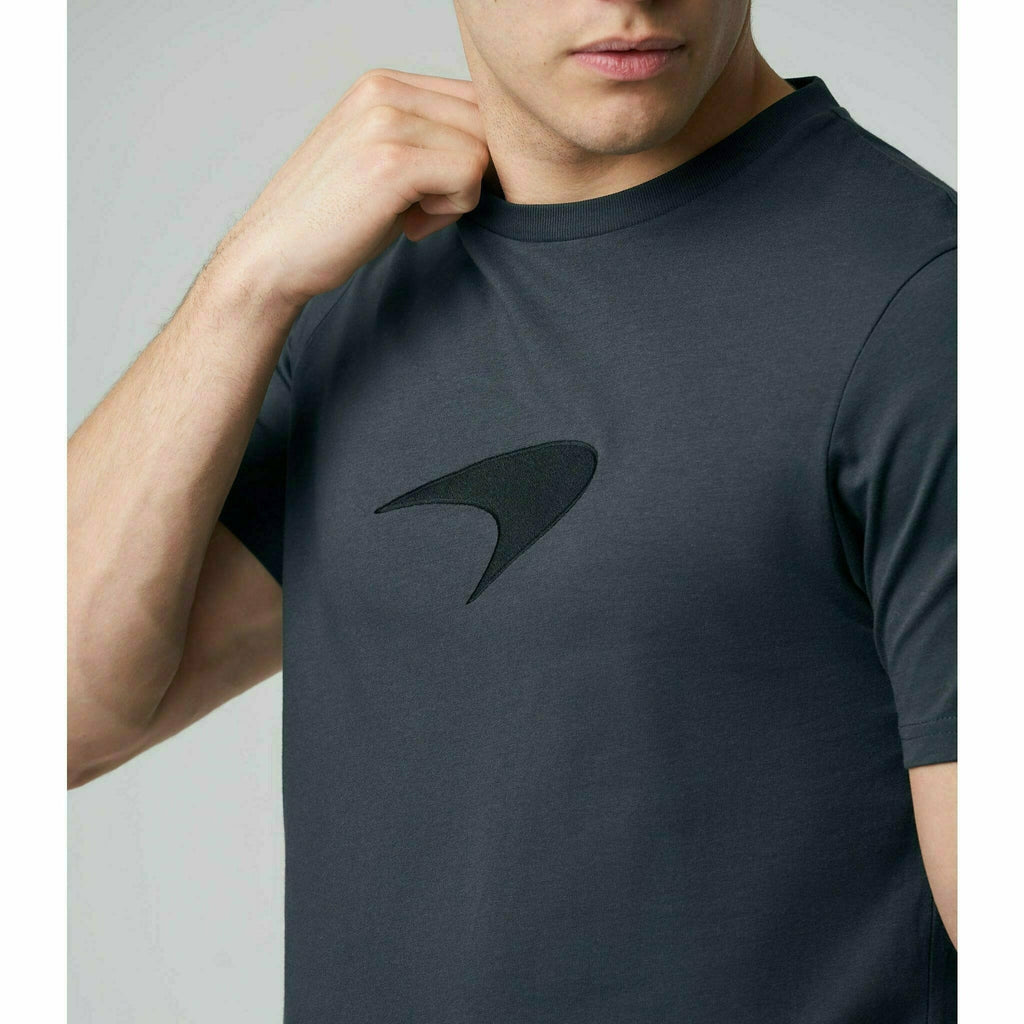 McLaren F1 Men's Speedmark Logo T-Shirt -Phantom/White T-shirts Gray