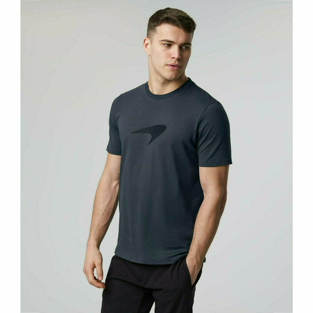 McLaren F1 Men's Speedmark Logo T-Shirt -Phantom/White T-shirts Light Gray