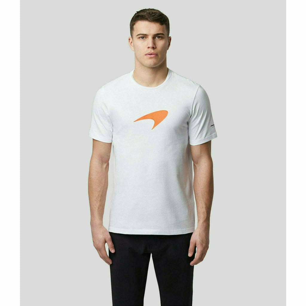 McLaren F1 Men's Speedmark Logo T-Shirt -Phantom/White T-shirts Light Gray