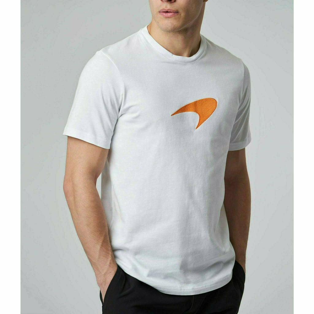 McLaren F1 Men's Speedmark Logo T-Shirt -Phantom/White T-shirts Gray