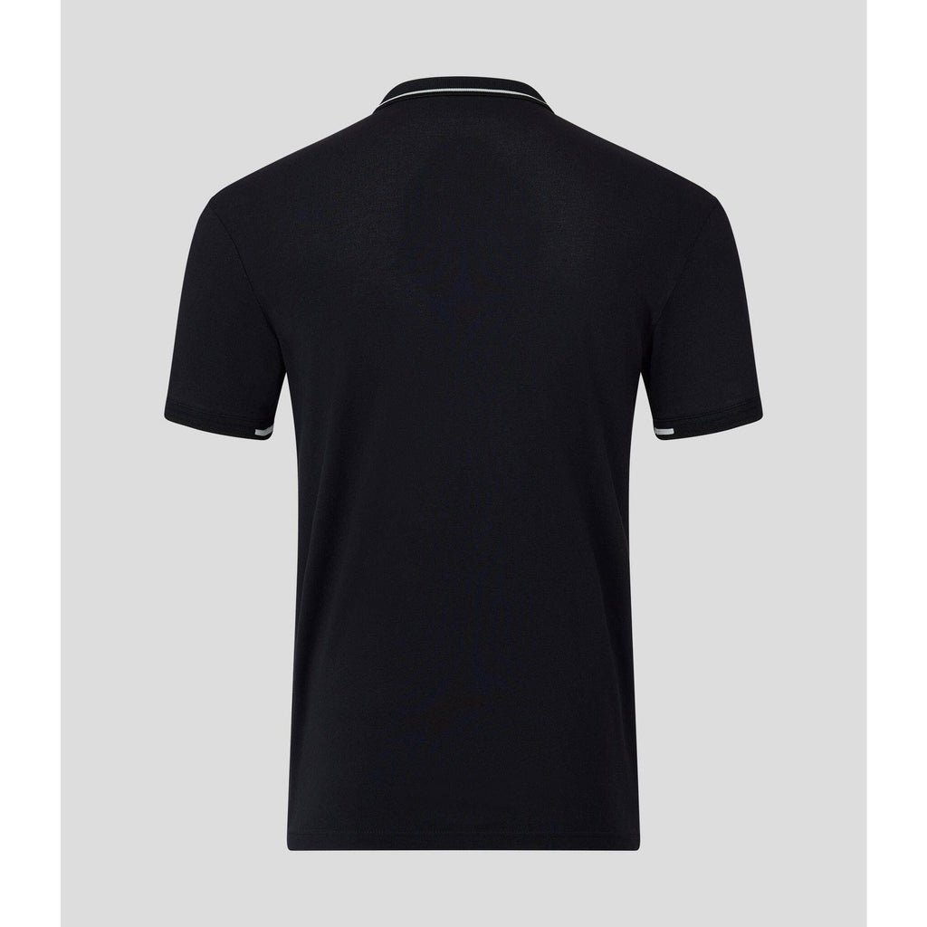 McLaren F1 Men's Core Essentials Small Logo Polo Shirt -Papaya/Vega Blue/Phantom/White/Black Polos Light Gray