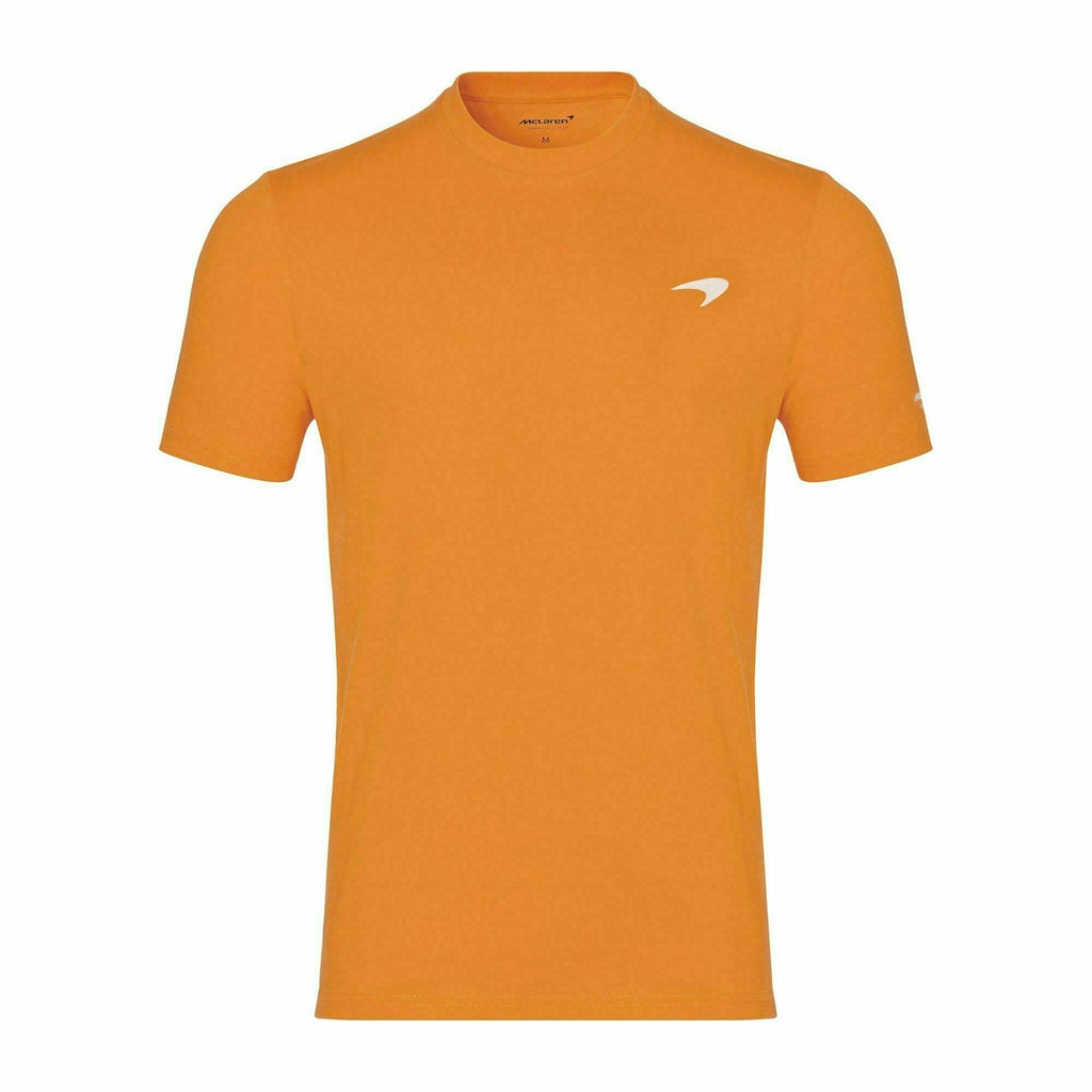 McLaren F1 Men's Small Speedmark Logo T-Shirt -Papaya/Vega Blue/Phantom T-shirts Goldenrod