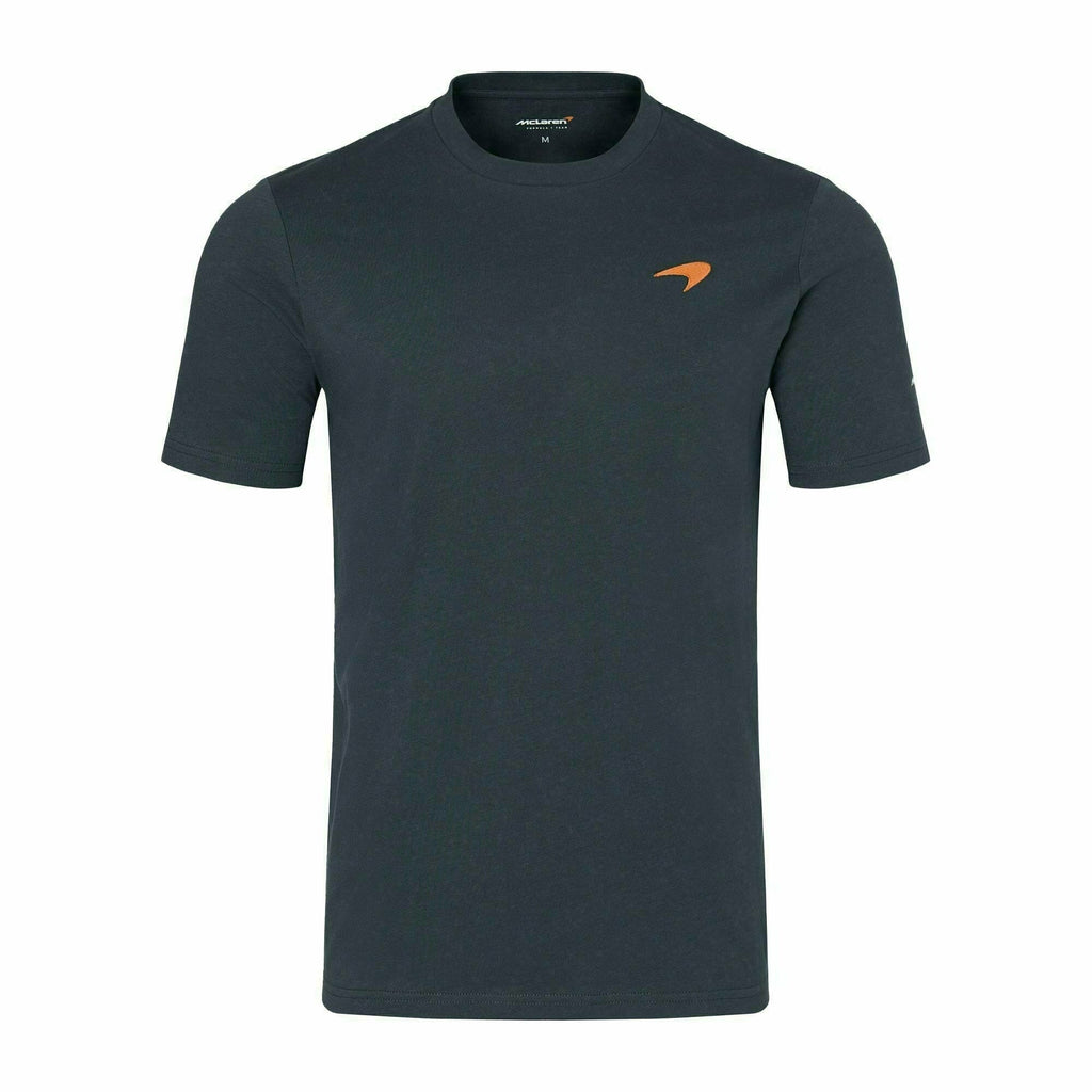 McLaren F1 Men's Small Speedmark Logo T-Shirt -Papaya/Vega Blue/Phantom T-shirts Dark Slate Gray