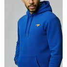 McLaren F1 Men's Small Speedmark Logo Hoodie -White/Vega Blue/Phantom Hoodies Dark Slate Blue