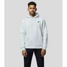 McLaren F1 Men's Small Speedmark Logo Hoodie -White/Vega Blue/Phantom Hoodies Light Gray