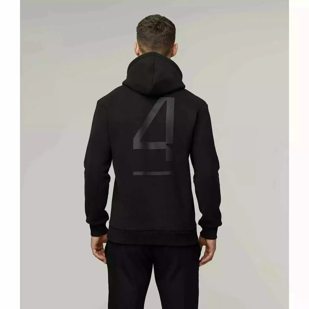 McLaren F1 Men's Lando Norris LN4 Core Hoodie -Black/Storm Gray Hoodies Black
