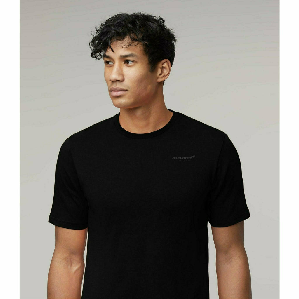 McLaren F1 Men's Daniel Ricciardo Essentials T-Shirt  -Black T-shirts Black