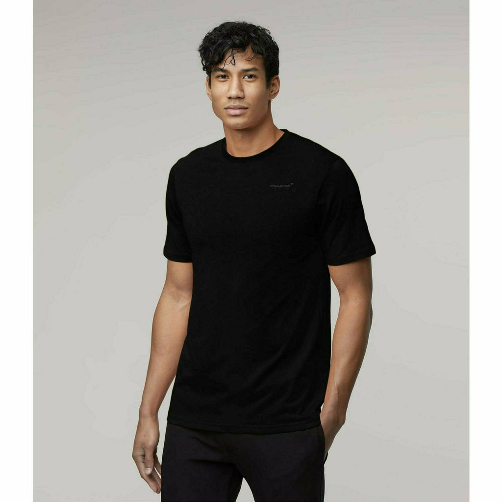 McLaren F1 Men's Daniel Ricciardo Essentials T-Shirt  -Black T-shirts Gray