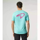 McLaren F1 Men's Miami Neon Graphic T-Shirt-Black/White/Vice Blue/Beetroot Purple/Crystal Rose/Aqua Sky T-shirts Light Gray