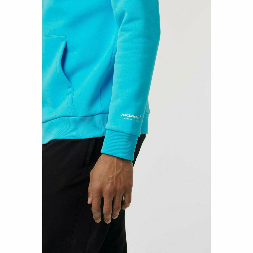 McLaren F1 Men's Miami Neon Graphic Hoodie -Black/White/Vice Blue/Beetroot Purple Hoodies Light Gray