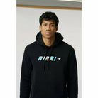McLaren F1 Men's Miami Palm Graphic Hoodie -Black/Aqua Sky/Crystal Rose Hoodies Black