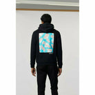 McLaren F1 Men's Miami Palm Graphic Hoodie -Black/Aqua Sky/Crystal Rose Hoodies Black