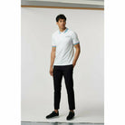 McLaren F1 Men's Miami Graphic Polo Shirt-Black/White/Crystal Rose Polos Light Gray