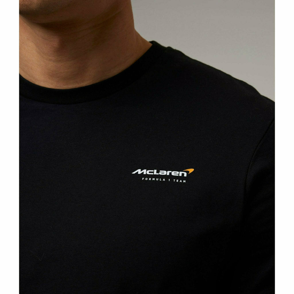 McLaren F1 Special Edition Monaco GP Men's Slogan T-Shirt - Blue/Black/Orange T-shirts Rosy Brown