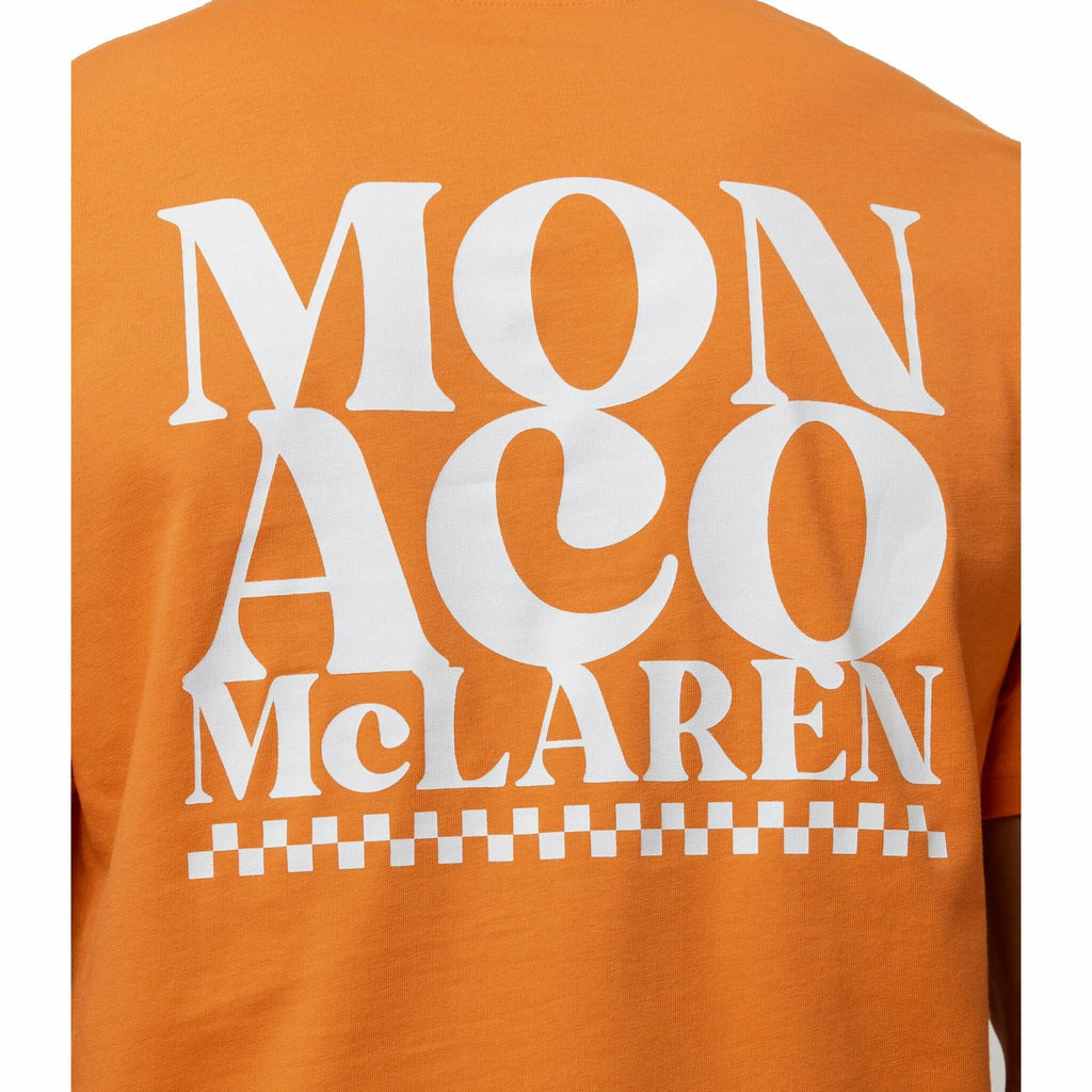 McLaren F1 Special Edition Monaco GP Women's Slogan T-Shirt - Blue/Black/Orange T-shirts Chocolate