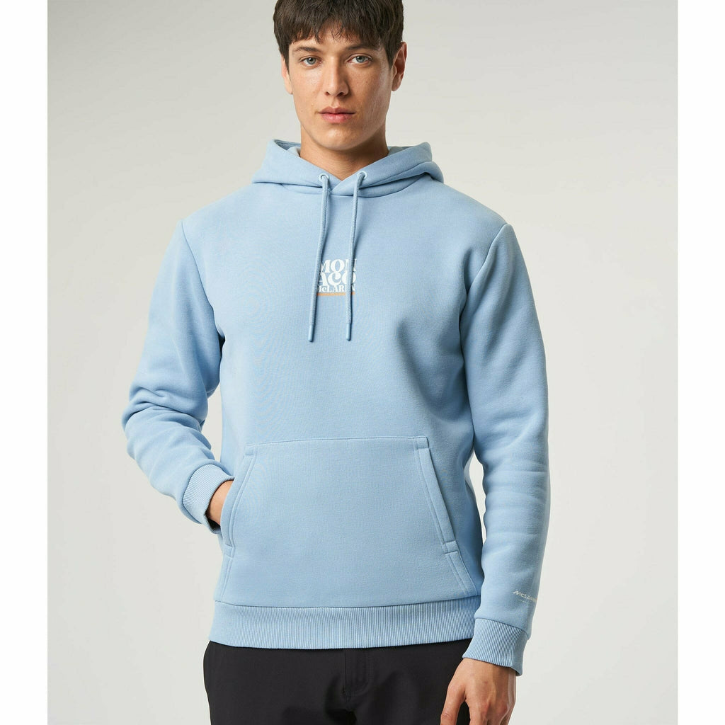 McLaren F1 Special Edition Monaco GP Men's Graphic Hoodie - Blue Hoodies Light Gray