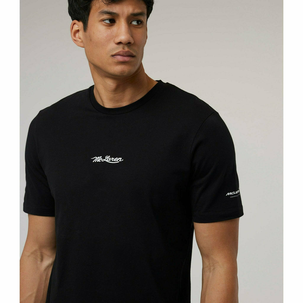 McLaren F1 Special Edition Monaco GP Men's Daniel Ricciardo's #3 Driver T-Shirt - Black/Blue/Orange T-shirts Gray