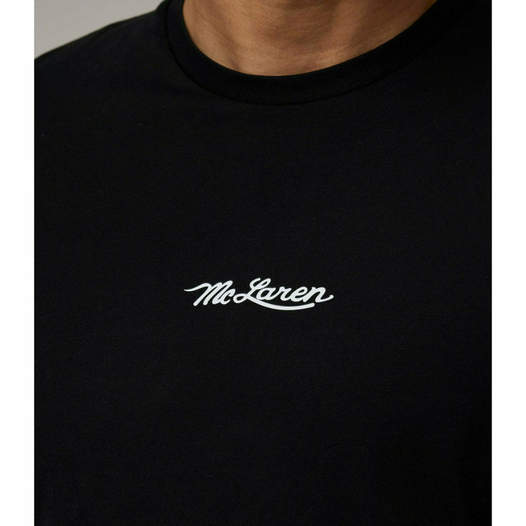 McLaren F1 Special Edition Monaco GP Men's Daniel Ricciardo's #3 Driver T-Shirt - Black/Blue/Orange T-shirts Black
