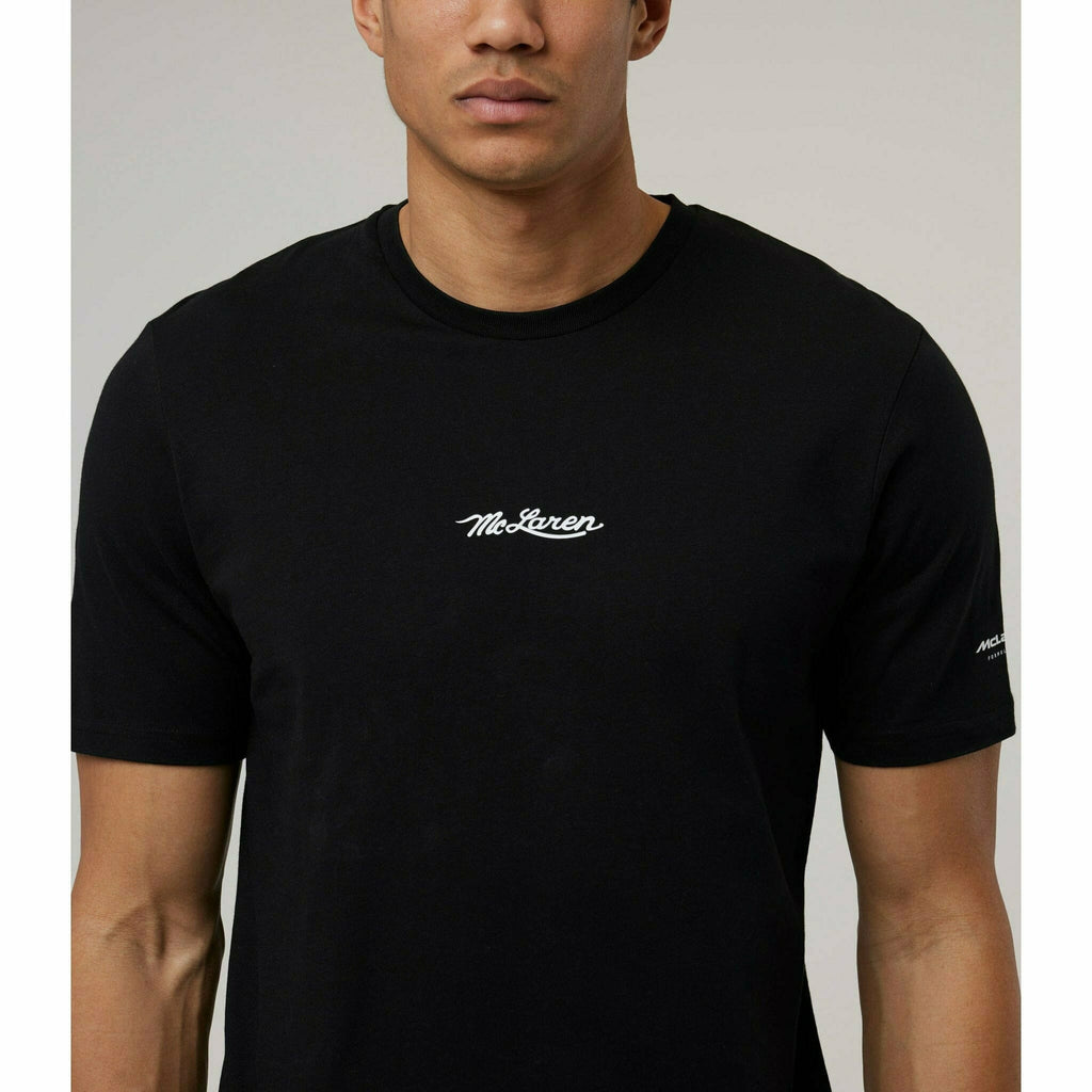 McLaren F1 Special Edition Monaco GP Men's Daniel Ricciardo's #3 Driver T-Shirt - Black/Blue/Orange T-shirts Black