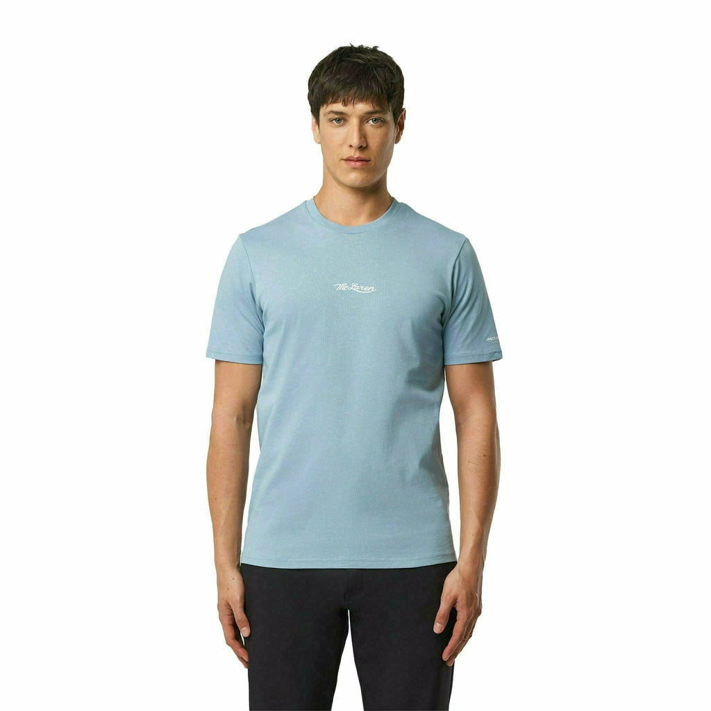 McLaren F1 Special Edition Monaco GP Men's Daniel Ricciardo's #3 Driver T-Shirt - Black/Blue/Orange T-shirts Dark Gray