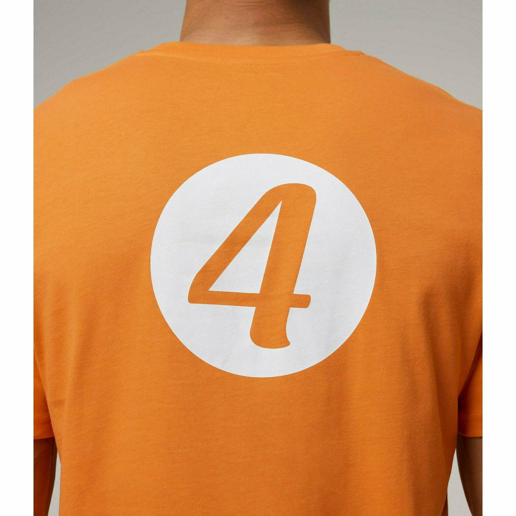 McLaren F1 Special Edition Monaco GP Men's Lando Norris #4 Driver T-Shirt - Black/Blue/Orange T-shirts Chocolate