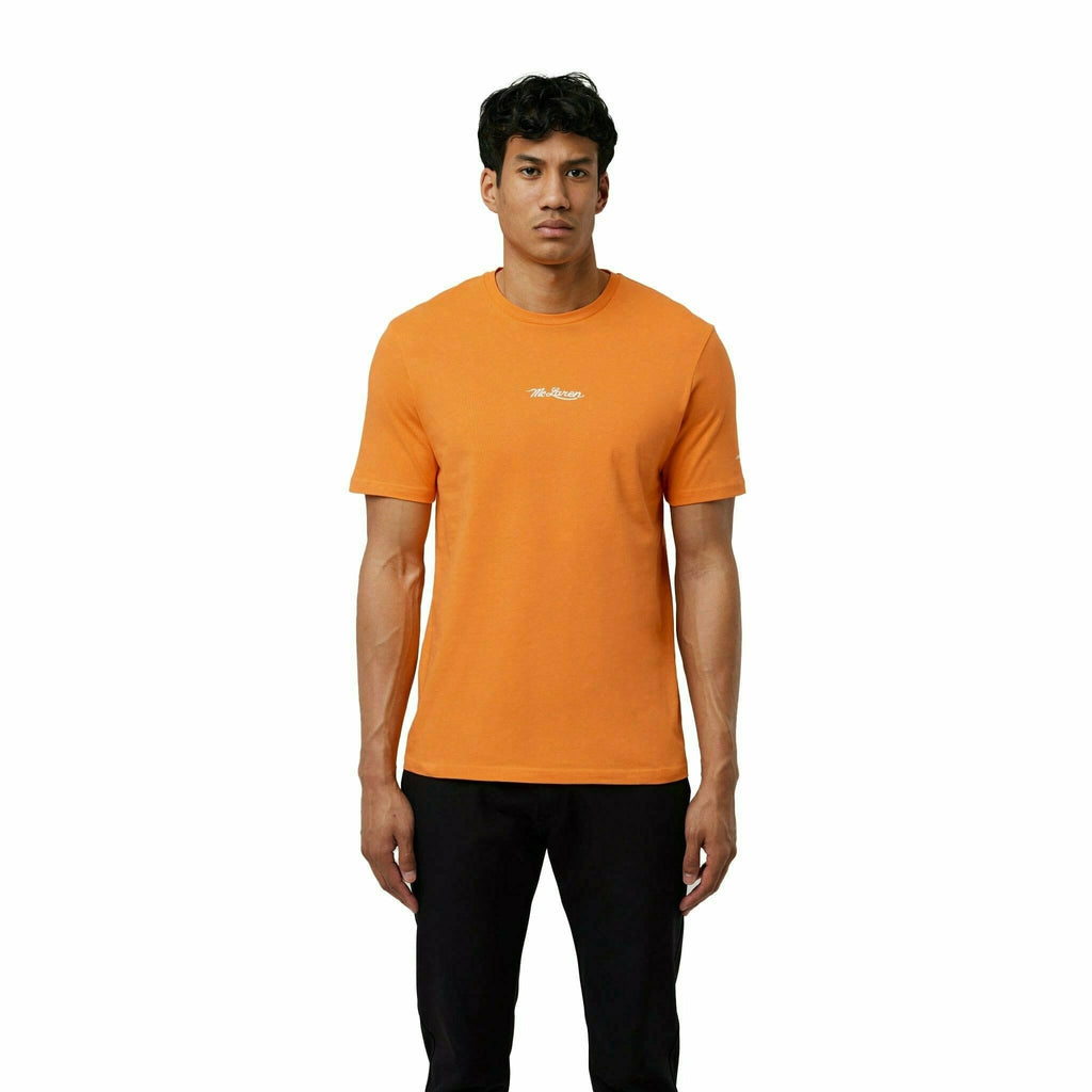 McLaren F1 Special Edition Monaco GP Men's Lando Norris #4 Driver T-Shirt - Black/Blue/Orange T-shirts Chocolate