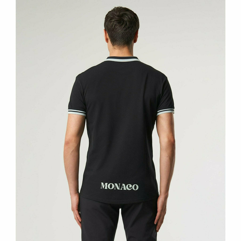 McLaren F1 Special Edition Monaco GP Men's Polo Shirt - Black/Blue Polos Black