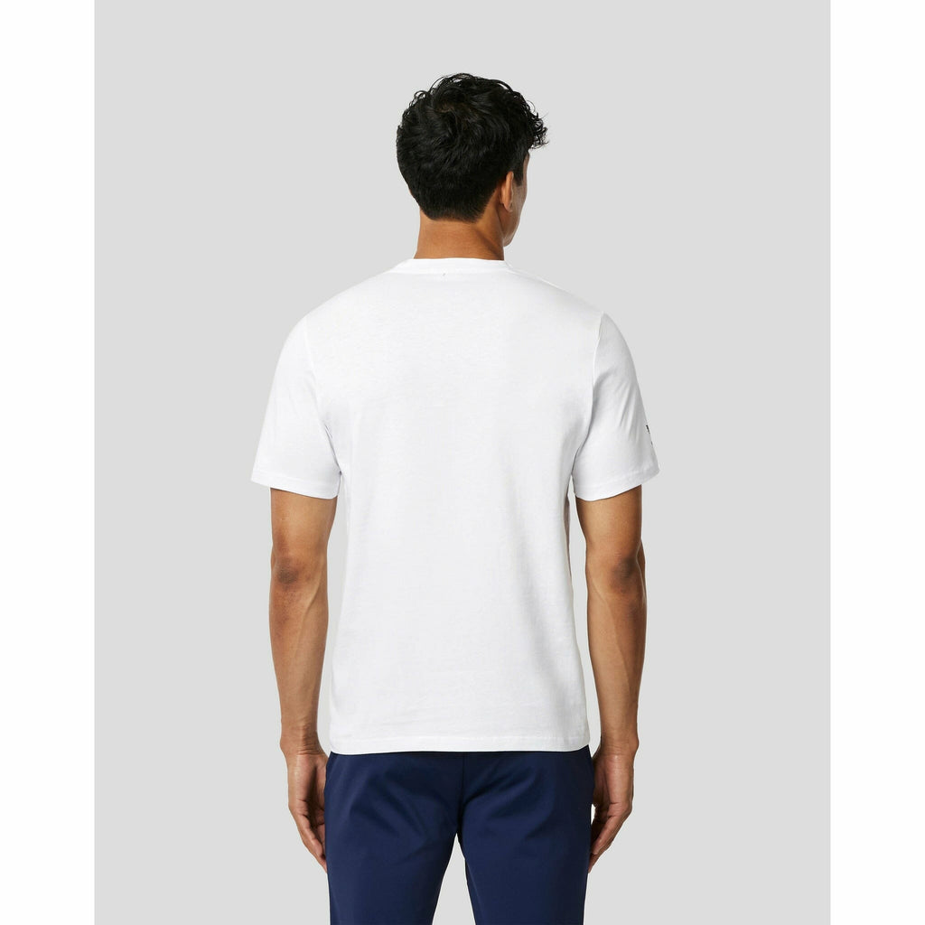 Le Mans 24 Hours Men's Vintage Car Shirt - Navy/White T-shirts Light Gray