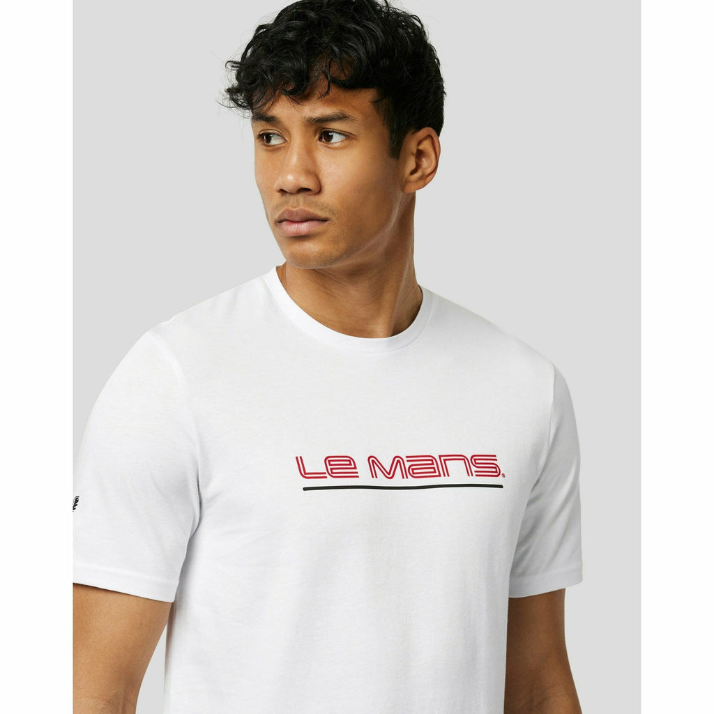 Le Mans 24 Hours Men's Lifestyle T-Shirt- Black/White T-shirts Light Gray