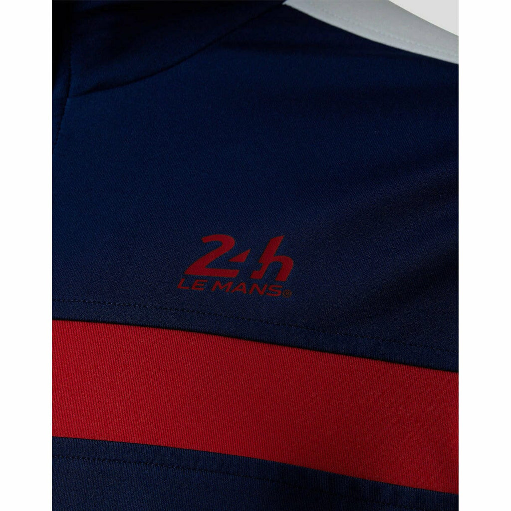 Le Mans 24 Hours Men's Castore Small Logo Track Jacket - Navy Jackets Maroon