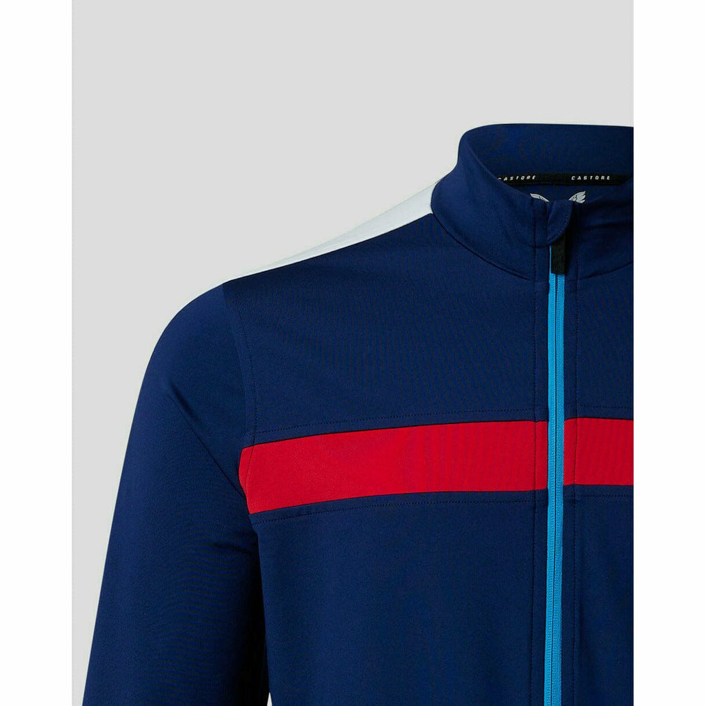 Le Mans 24 Hours Men's Castore Small Logo Track Jacket - Navy Jackets Midnight Blue