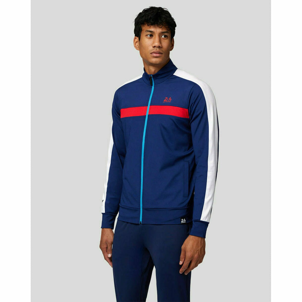 Le Mans 24 Hours Men's Castore Small Logo Track Jacket - Navy Jackets Midnight Blue