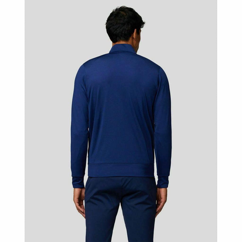 Le Mans 24 Hours Men's Castore Small Logo Track Jacket - Navy Jackets Light Gray