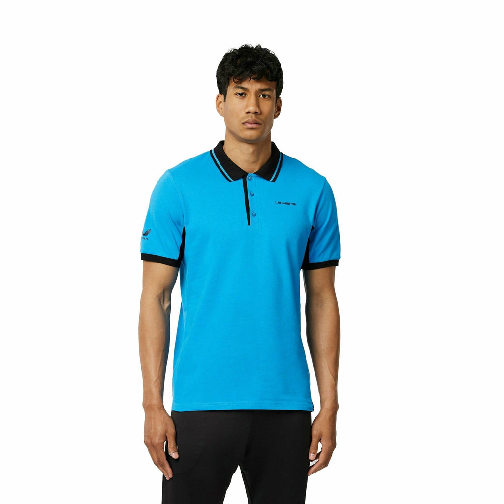 Le Mans 24 Hours Men's Lifestyle Polo  - Blue/White Polos Rosy Brown
