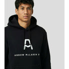 McLaren Indy Car Men's Core Logo Drivers Hoodie -Black Hoodies Light Gray