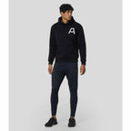 McLaren Indy Car Men's Core Logo Drivers Hoodie Left Chest-Black Hoodies Light Gray
