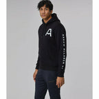 McLaren Indy Car Men's Core Logo Drivers Hoodie Left Chest-Black Hoodies Gray